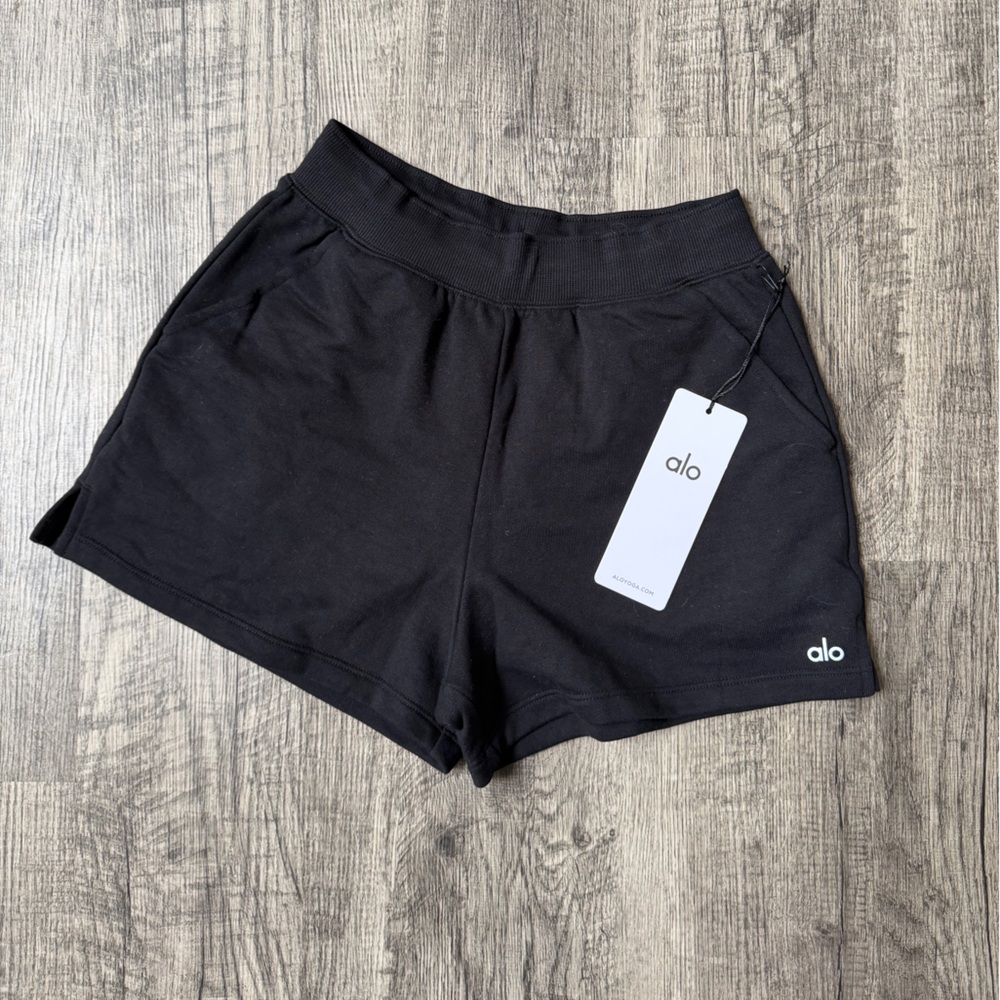 ALO Yoga Black Athletic Shorts